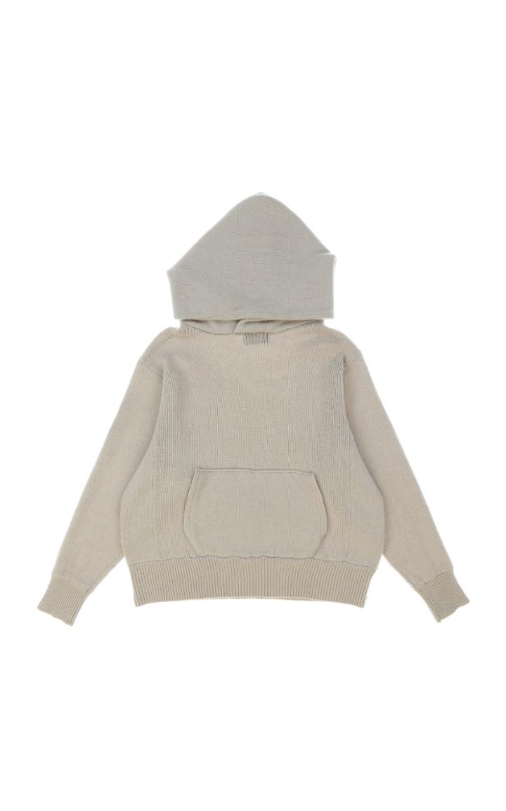 Les Tien Cashmere Crop Hoodie