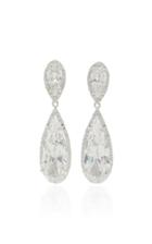 Anabela Chan Mini Papillon 18k White Gold Vermeil Diamond Earrings