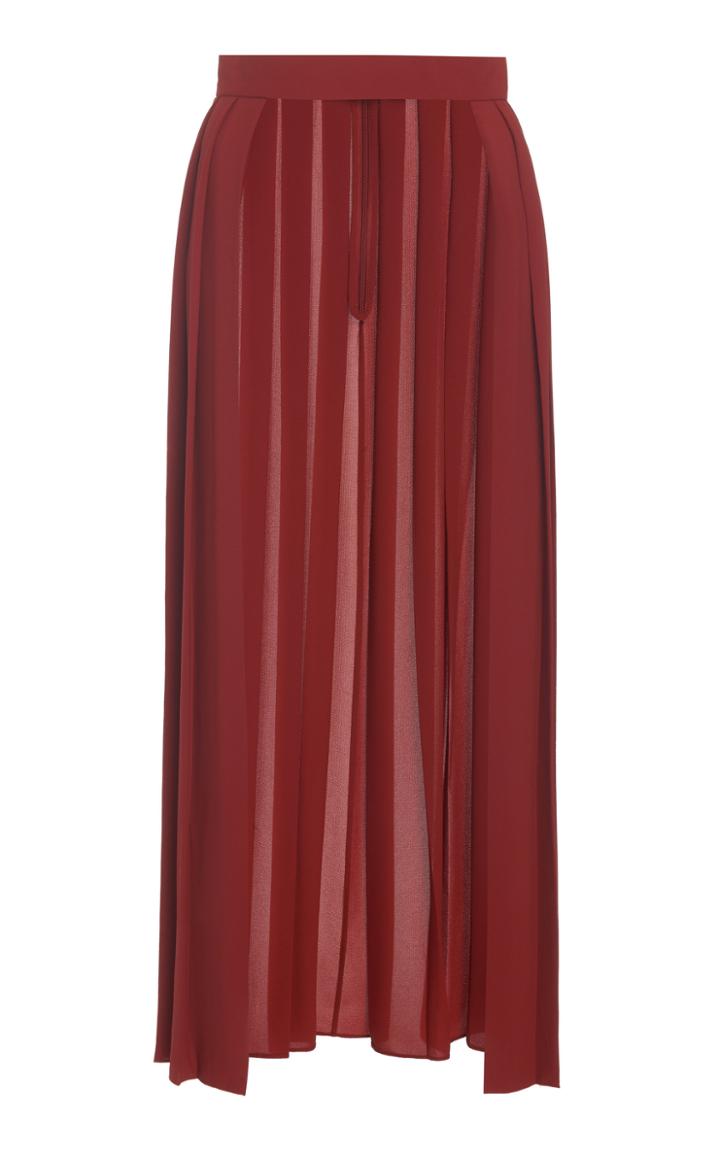 Emilia Wickstead Erunda Midi Open Front Skirt