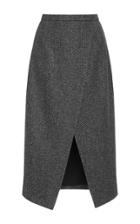 Michael Kors Collection Herringbone Scissor Skirt
