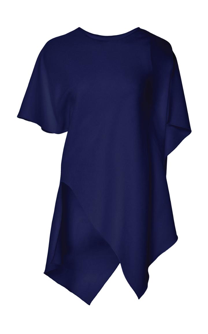 Rosetta Getty Asymmetric Cross-back Jersey Top