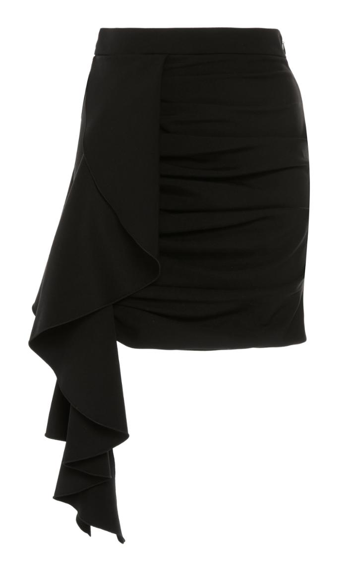 Moda Operandi Redemption Wool Draped Mini Skirt