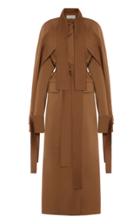 Aleksandre Akhalkatsishvili Double Sleeve Draped Scarf Trench