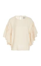 Escvdo Tanay Ruffle Sleeve Blouse