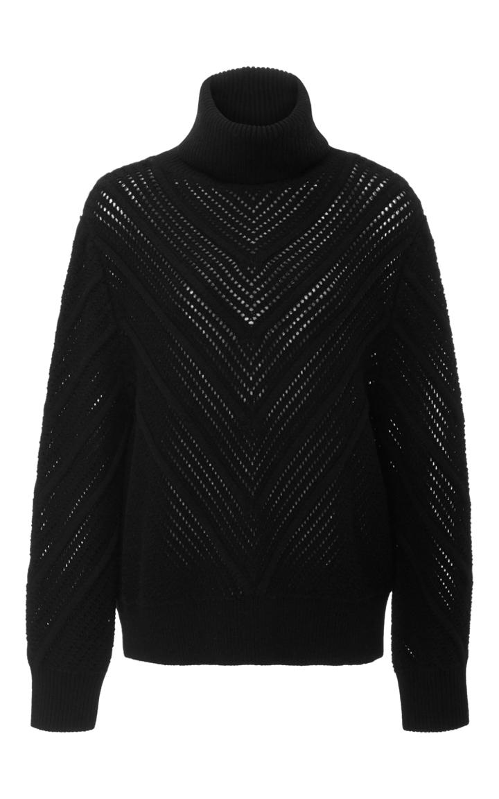 Frame Denim Chevron Turtleneck