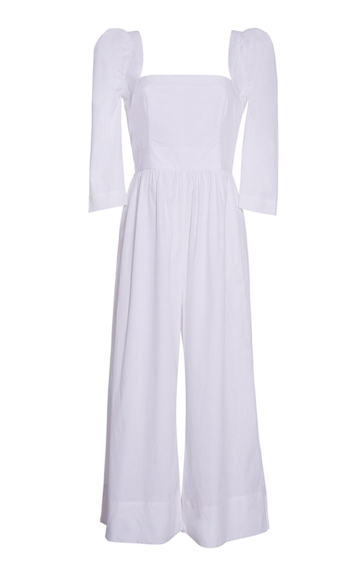 Moda Operandi Cara Cara Blue Hill Cotton Poplin Jumpsuit