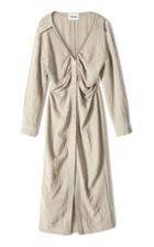 Moda Operandi Nanushka Sadia Linen-cotton Shirt Dress