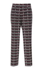 Prada Lipstick Print Twill Straight-leg Pants