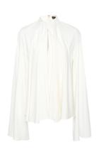 Hensely Long Sleeve Pleated Blouse