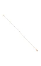 Carbon & Hyde Rose 18k Rose Gold Diamond Anklet