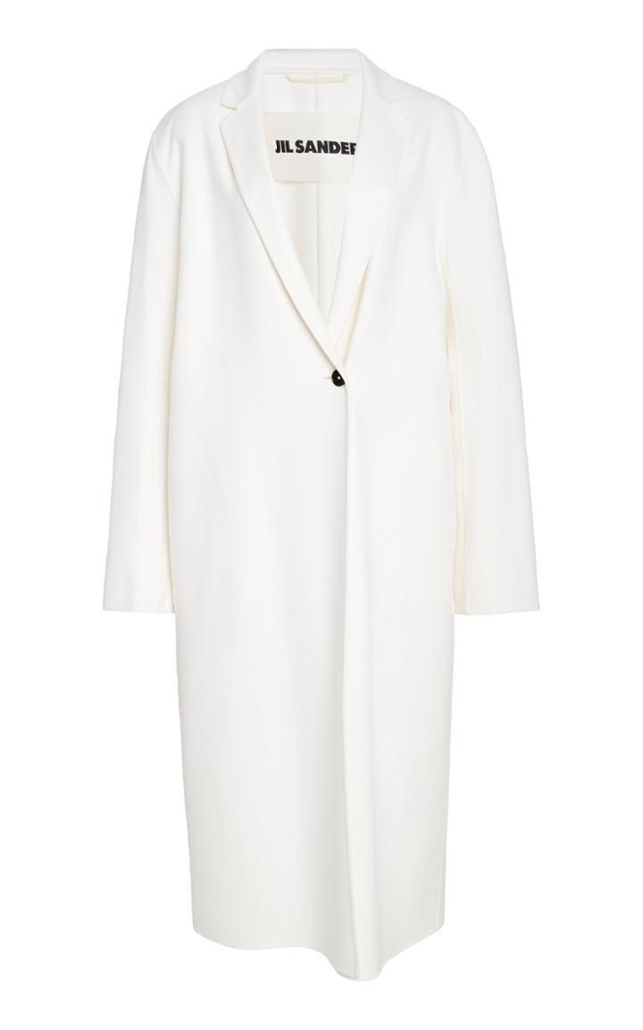 Jil Sander Long Cashmere Straight Coat