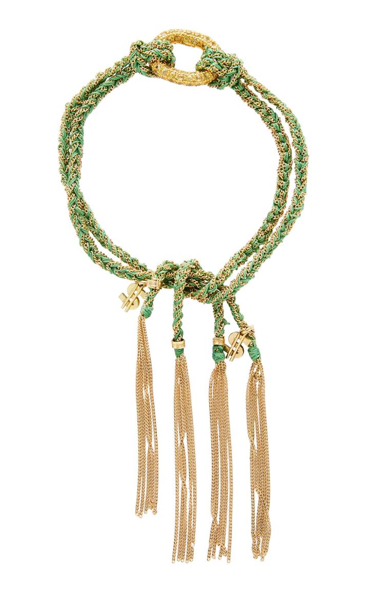 Carolina Bucci Lucky Money Charm With One Link Friendship Bracelet
