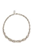 Moda Operandi Lauren Rubinski 14k White Gold Small Lucky Gold Links Necklace
