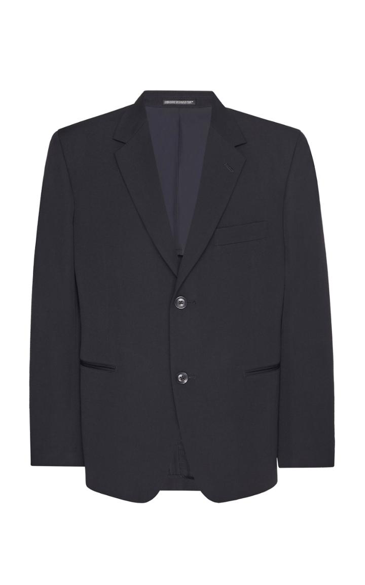 Yohji Yamamoto Notched Wool Blazer