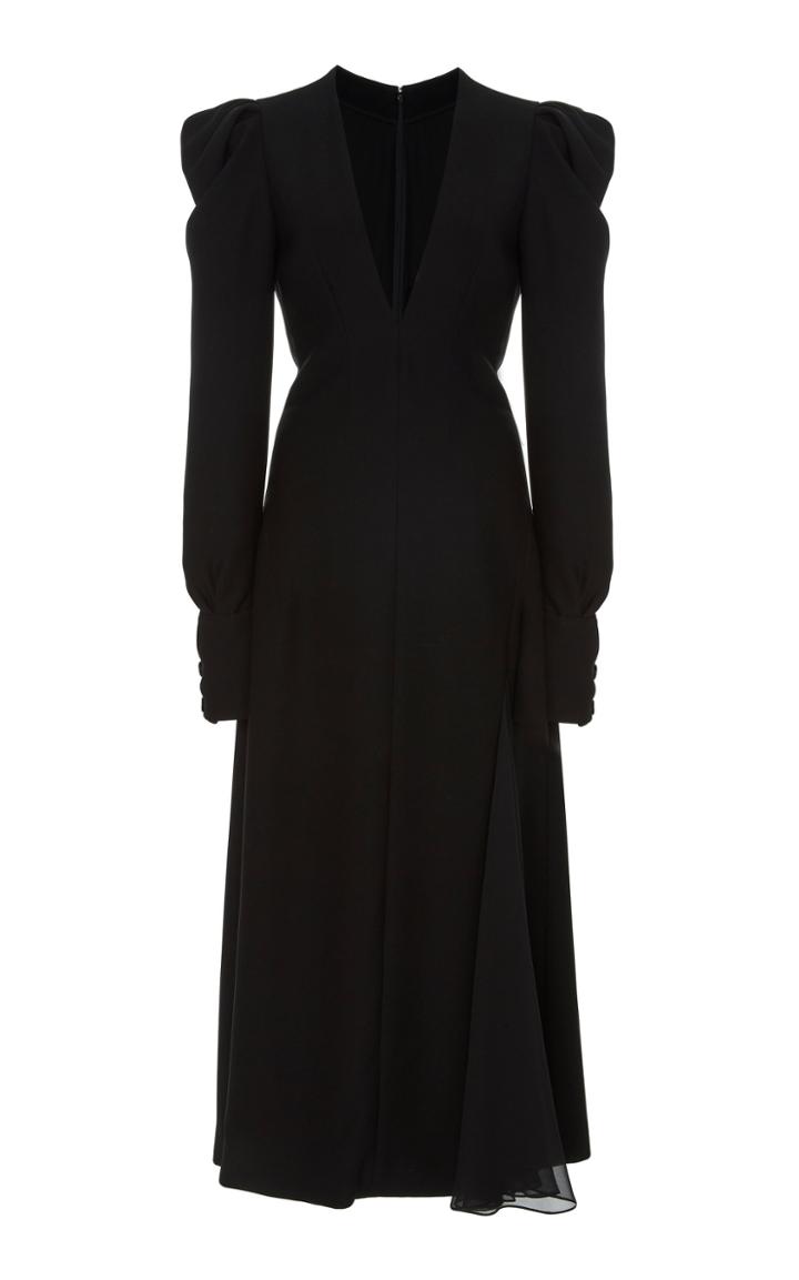 Carolina Herrera Puff Sleeve Dress