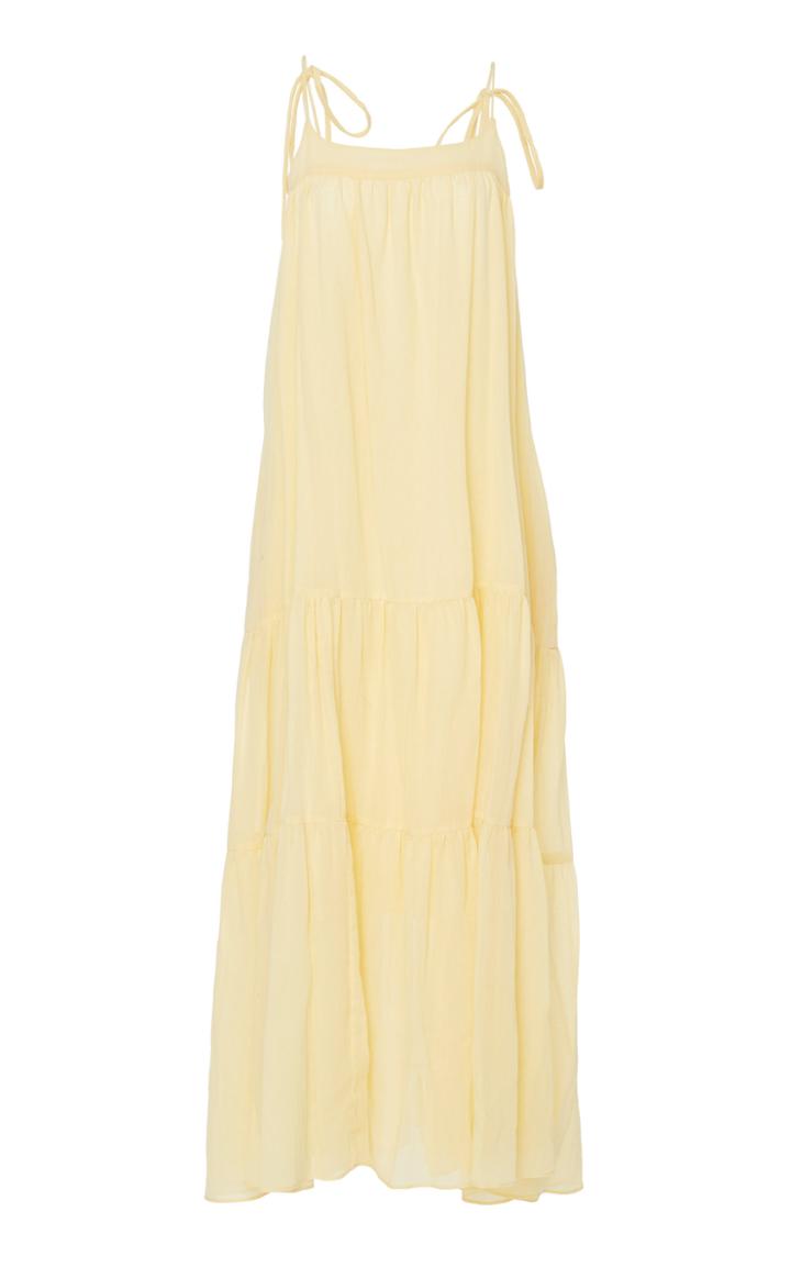 Loup Charmant Bondi Tiered Cotton Maxi Dress