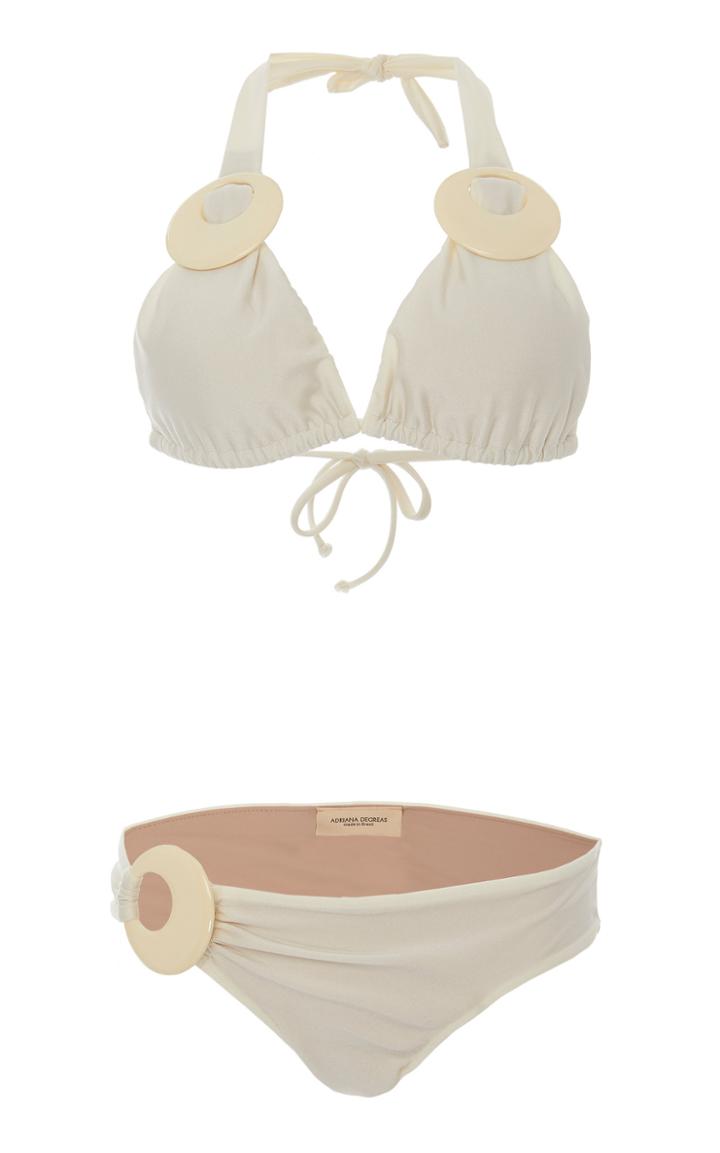 Adriana Degreas Printed Triangle Top Bikini Set