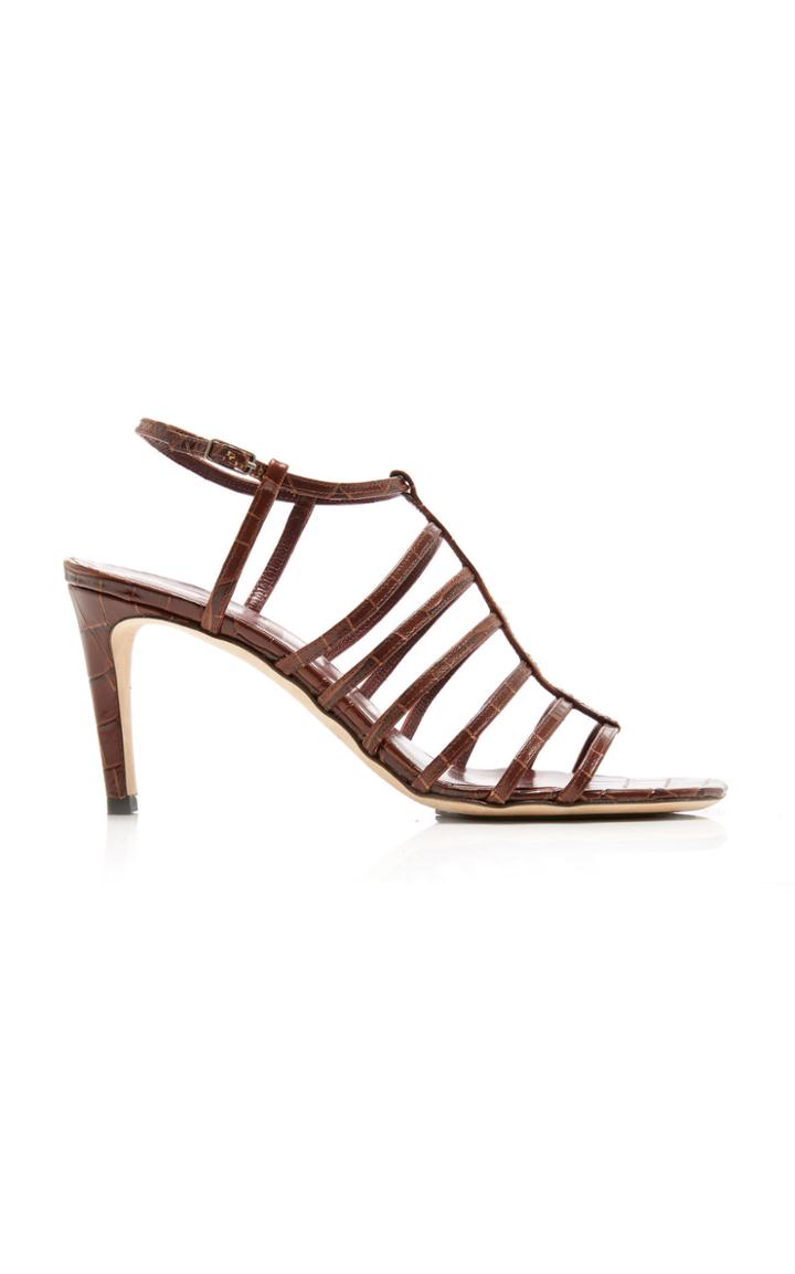 Moda Operandi Staud Ann Leather Sandals Size: 35