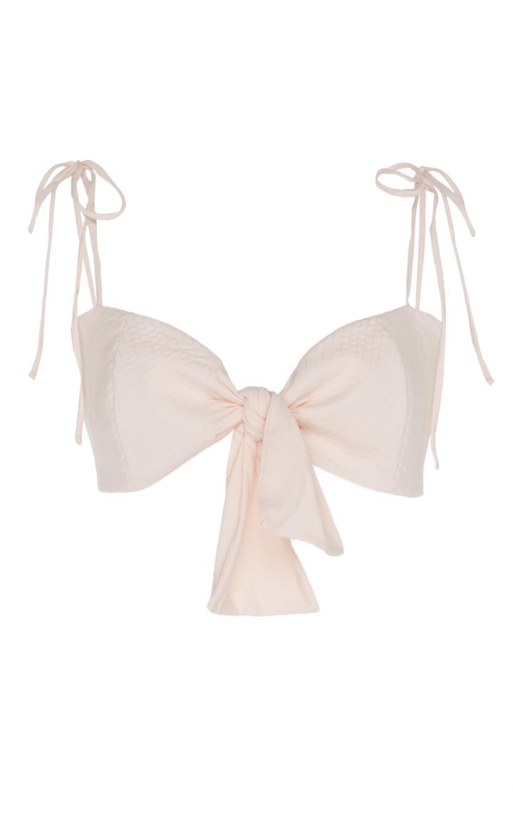 Johanna Ortiz Celebrity Eclipse Tie-front Bikini Top