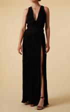 Moda Operandi Altuzarra Layla Draped Silk Maxi Dress