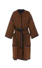 Rosetta Getty Reversible Wool Cocoon Coat