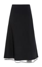 Versace Tulle Hem A-line Skirt