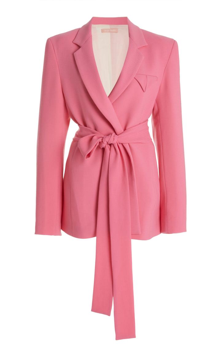 Moda Operandi Maggie Marilyn Have The Faith Belted Wool Blazer