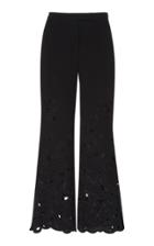 Elie Saab Embroidered Capri Pants