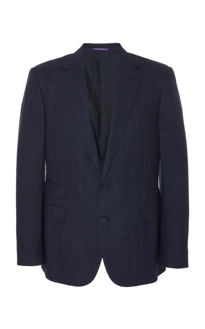 Ralph Lauren Douglas Checked Wool Blazer