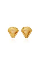 Vintage Angela Cummings For Tiffany & Co. Gold Petal Earrings