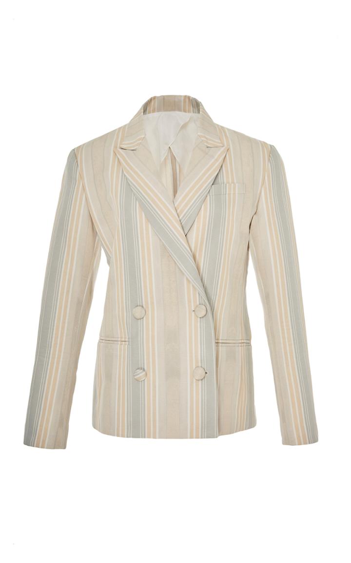 Marina Moscone Double Breasted Blazer