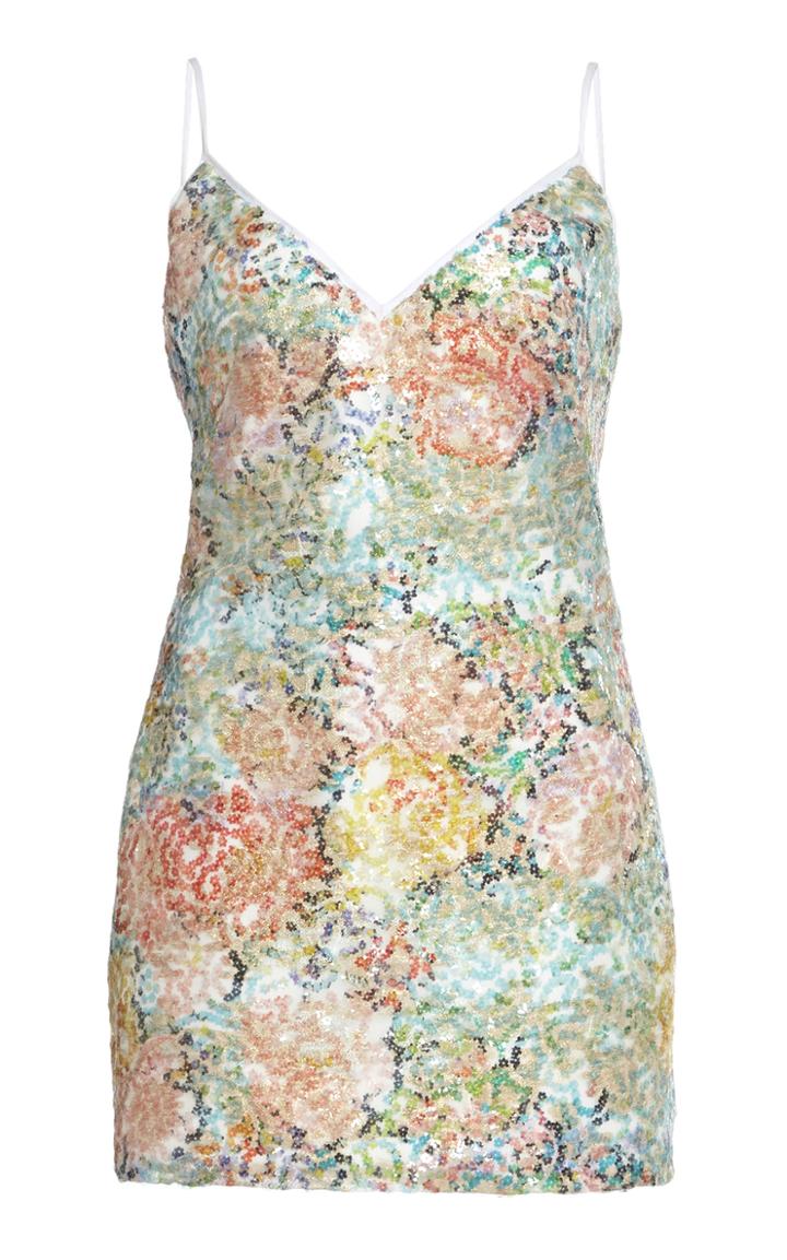 Sandra Mansour Fte Sequined Mini Dress