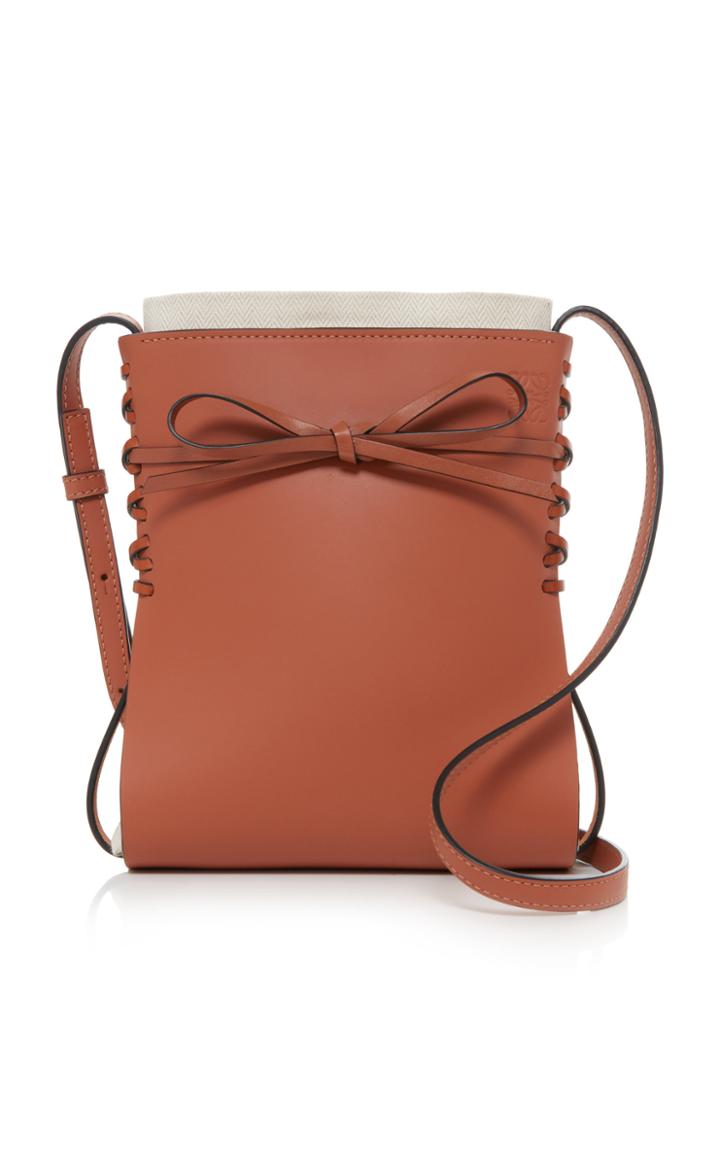Moda Operandi Loewe Ikebana Bow Leather Crossbody Bag