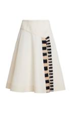Moda Operandi Alexandre Blanc Wool Split Skirt