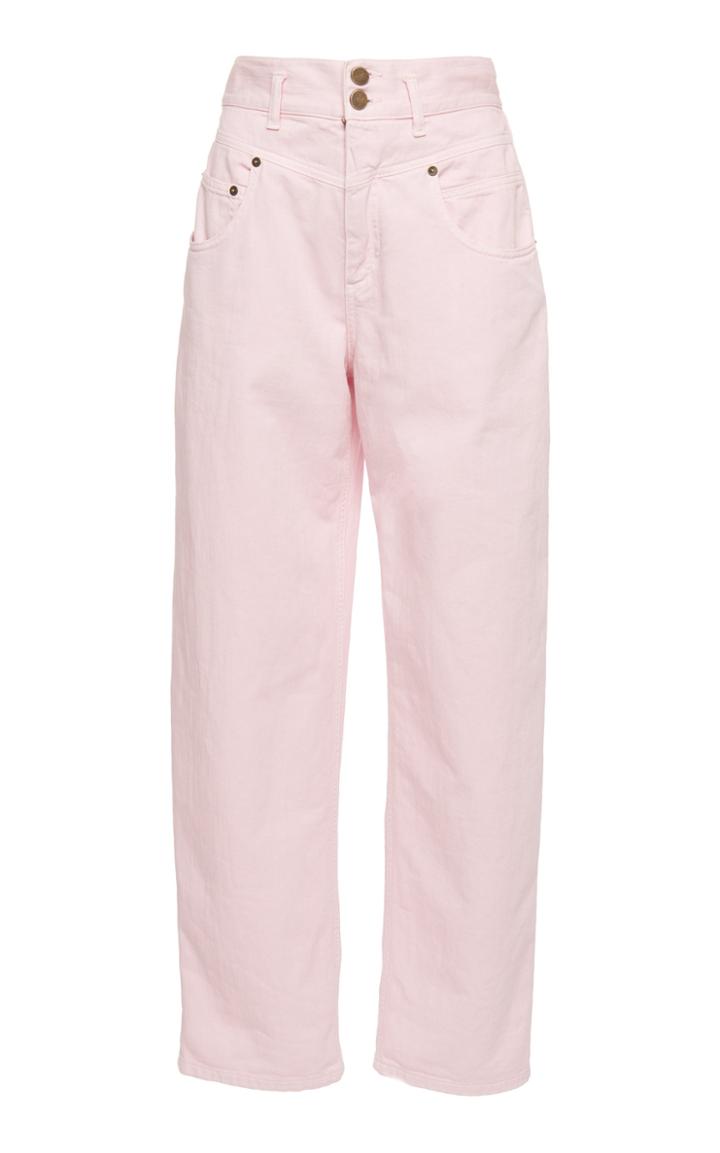 Alberta Ferretti High Rise Denim Pants