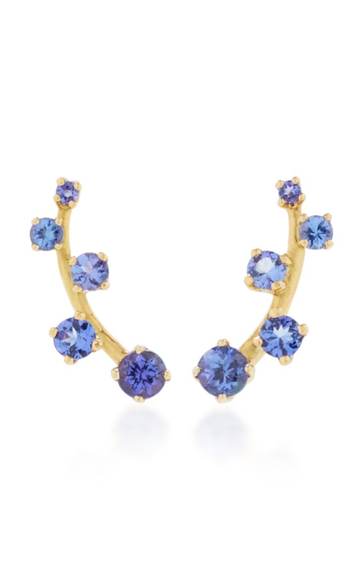 Aya Sanyati 18k Gold Tanzanite Earrings