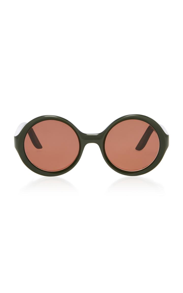 Lapima Carolina Round-frame Acetate Sunglasses