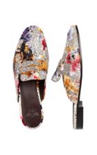 Bougeotte Watercolor Natural Lizard Slipper
