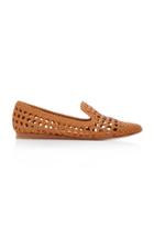 Veronica Beard Griffin Woven Loafers