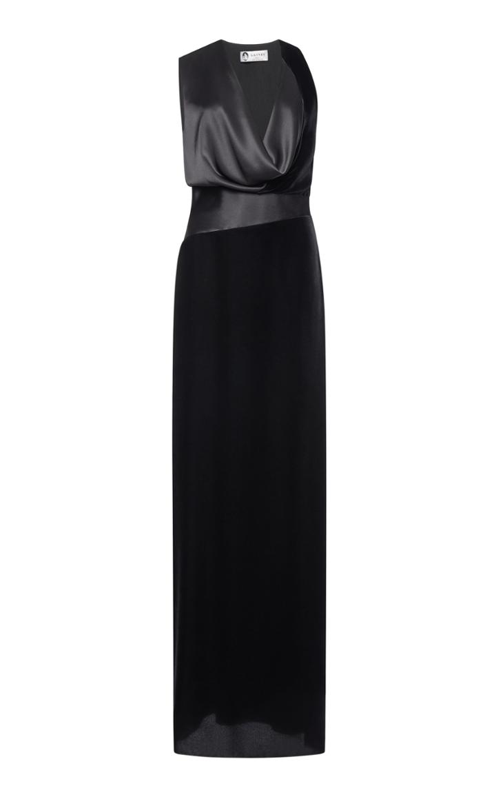 Lanvin Sleeveless Cowl Neck Gown