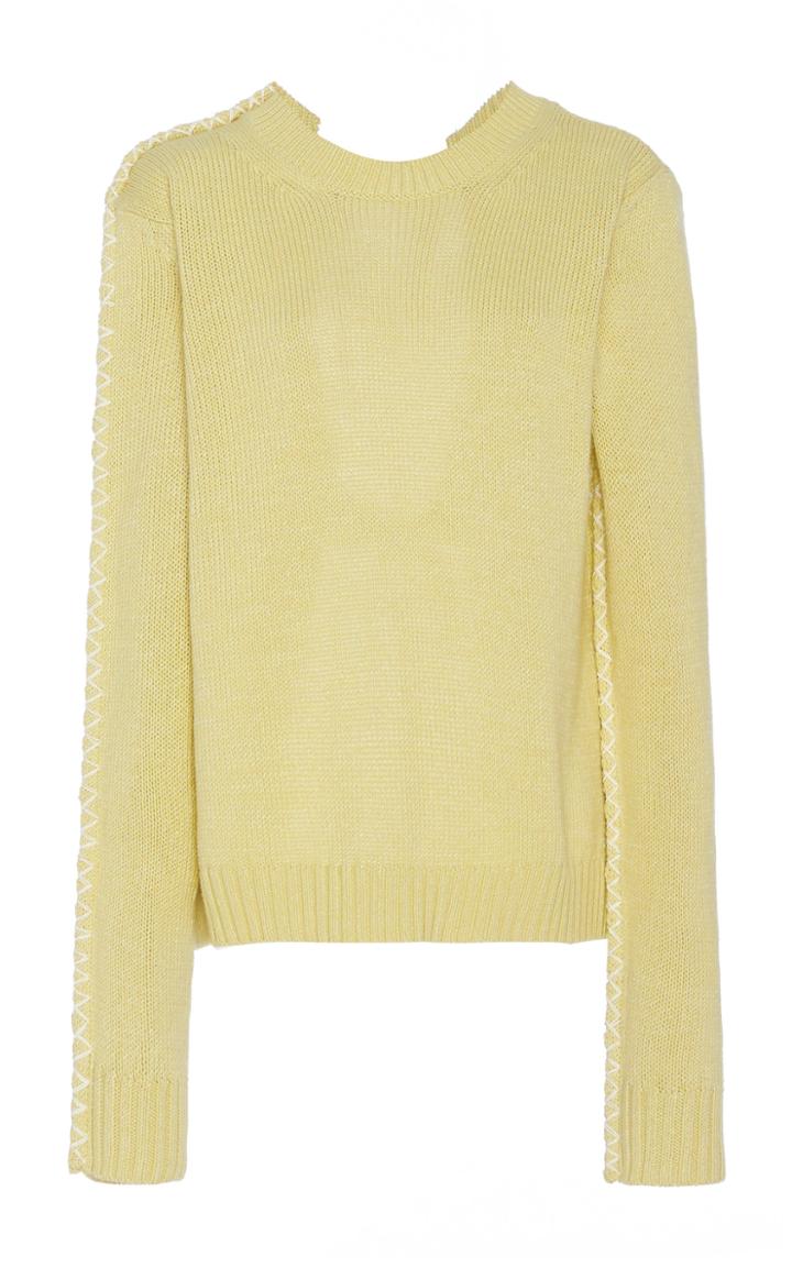 Moda Operandi Rosetta Getty Tie Back Pullover Size: Xs