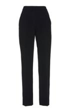 Marchesa High-waist Crepe Straight-leg Pants