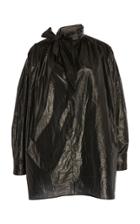 Isabel Marant Tad Mockneck Coated Cotton Dress