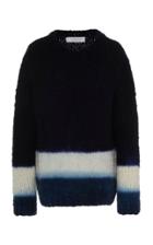 Gabriela Hearst Lawrence Dip-dye Cashmere Intarsia-knit Sweater
