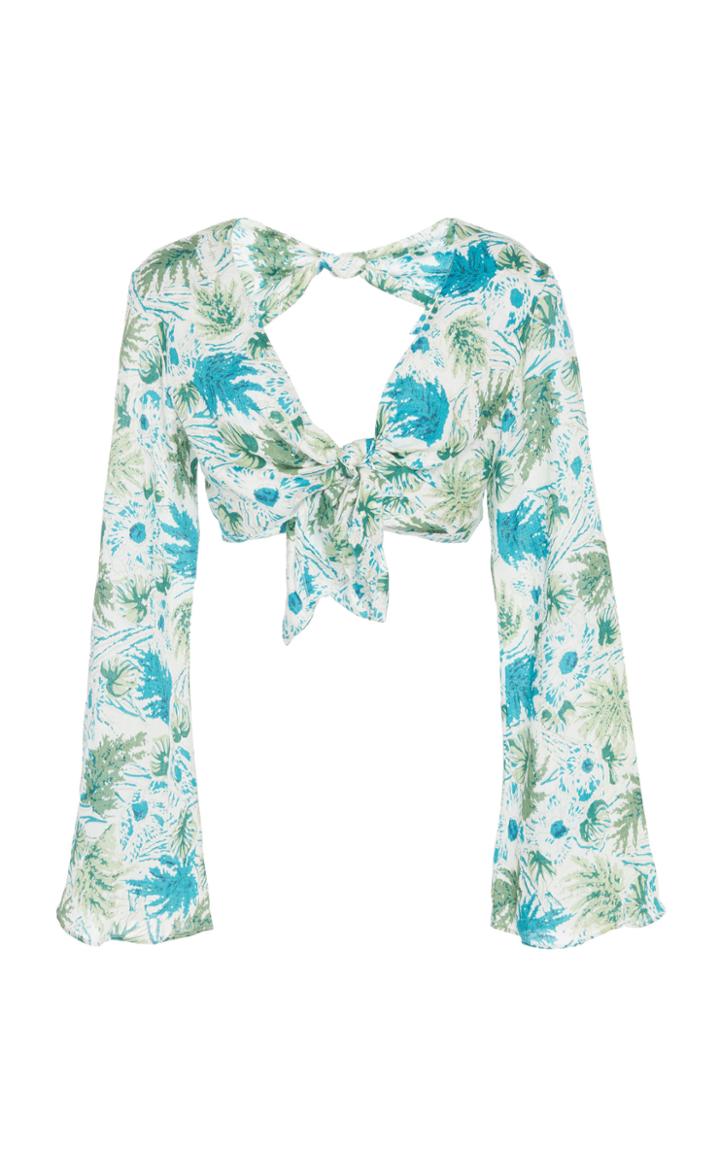 Cult Gaia Marina Linen Top