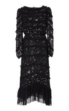 Saloni Isa D Sparkle Brocade Dress