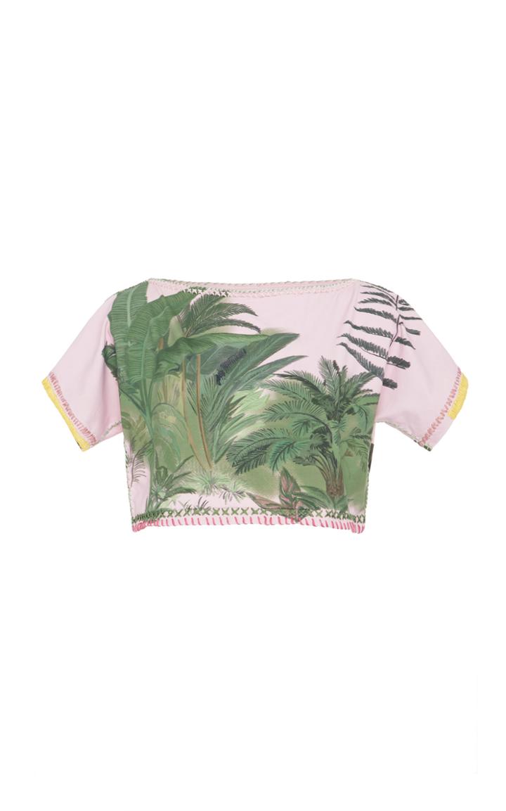 Triya Mato Boxy Cropped Top