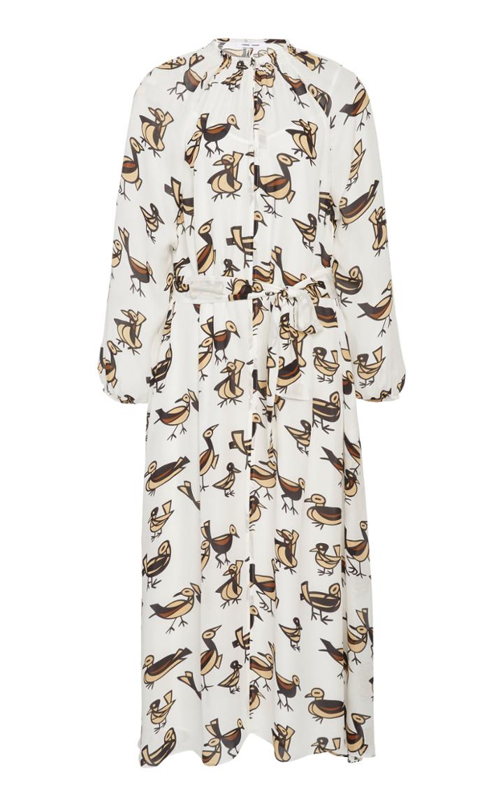 Samse Samse Kaia High Neck Silk Midi Dress