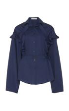 Palmer/harding Palmer//harding Trap Cotton-blend Poplin Shirt