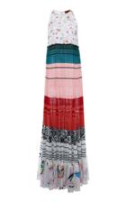 Moda Operandi Missoni Striped Printed Chiffon Maxi Dress Size: 38